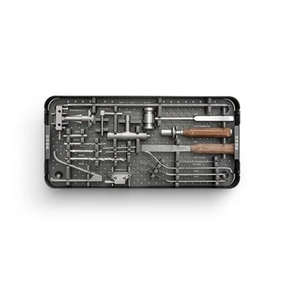 Titanium knie vervangende set